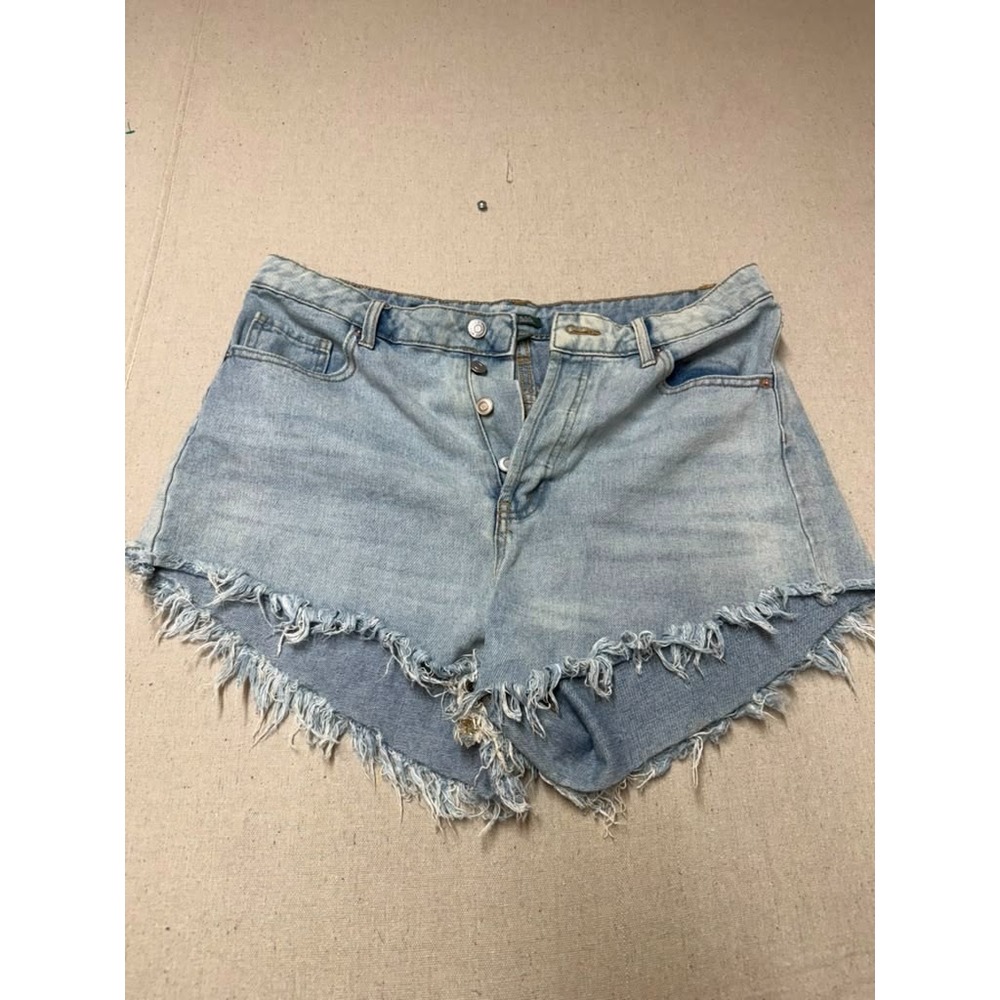 Wild Fable Women's Size 14 High Rise Distressed Cutoff Denim Shorts [A57]